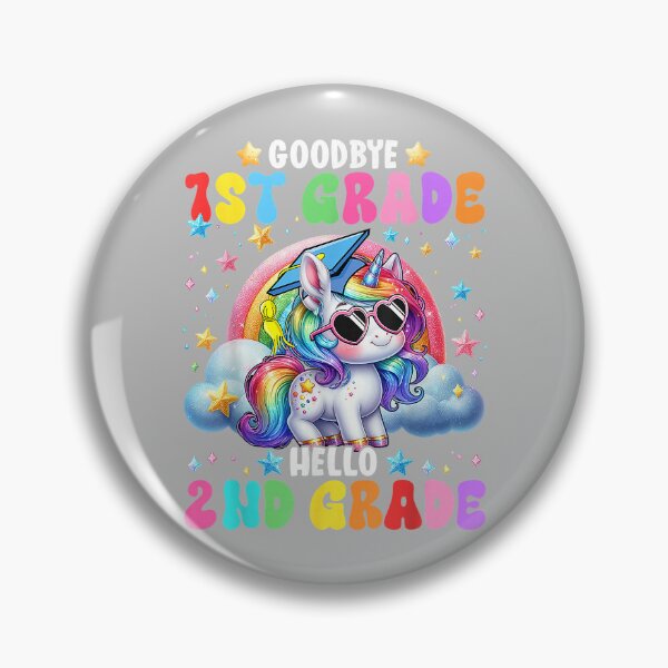 Item preview, Cute Unicorn Goodbye 1st Grade Hello 2nd Grade Girls Kids designed and sold by mjohnson9.
