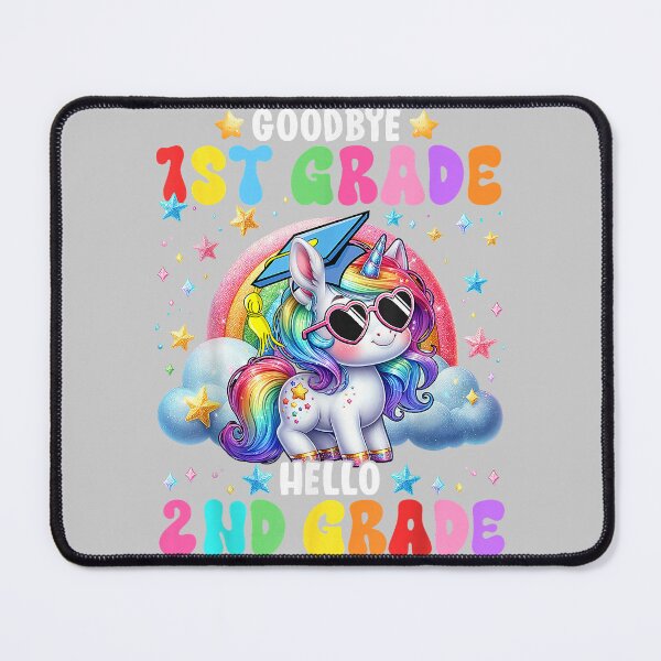 Item preview, Cute Unicorn Goodbye 1st Grade Hello 2nd Grade Girls Kids designed and sold by mjohnson9.