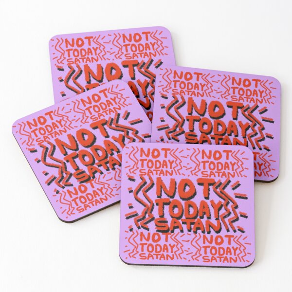 Item preview, NOT TODAY SATAN designed and sold by zzzozzo.