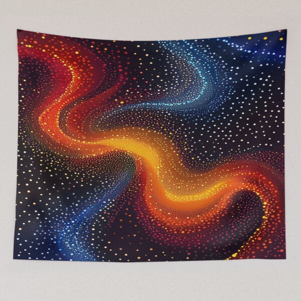 Item preview, A Vibrant Representation of Cosmic Energy Flowing through the Universe with Dazzling Stars and Colorful Swirls of Light designed and sold by Matt_Smith.