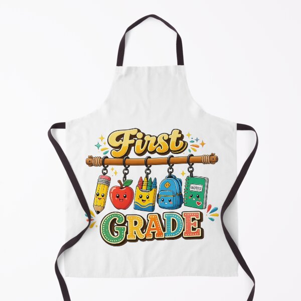 Item preview, First Day Of First Grade Colorful School Design designed and sold by QuiteOrbit.