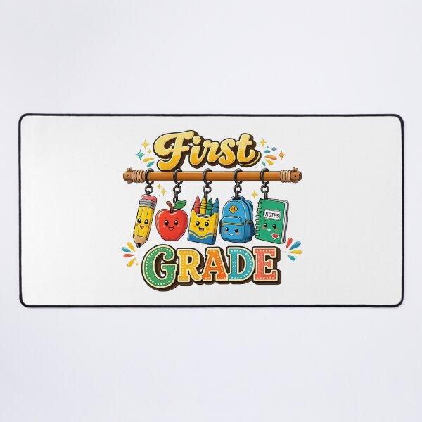 Item preview, First Day Of First Grade Colorful School Design designed and sold by QuiteOrbit.