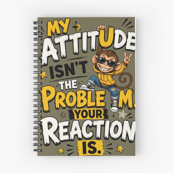 Item preview, Funny Attitude Monkey designed and sold by M.Store.