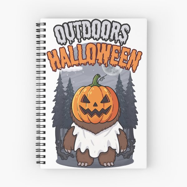 Item preview, Outdoors Halloween Bigfoot Jack O Lantern Camping Shirt designed and sold by BellabdO.