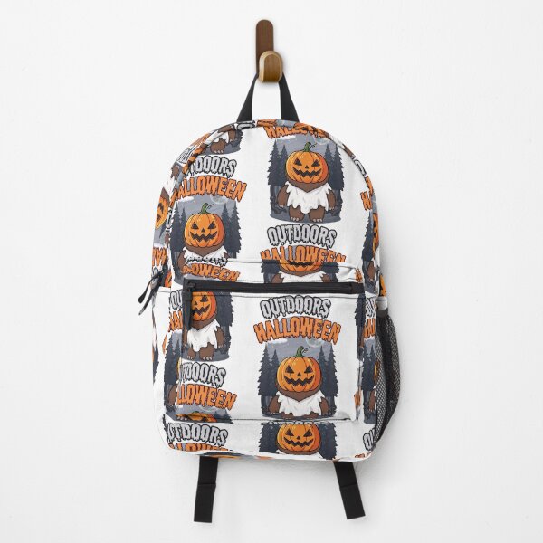 Item preview, Outdoors Halloween Bigfoot Jack O Lantern Camping Shirt designed and sold by BellabdO.