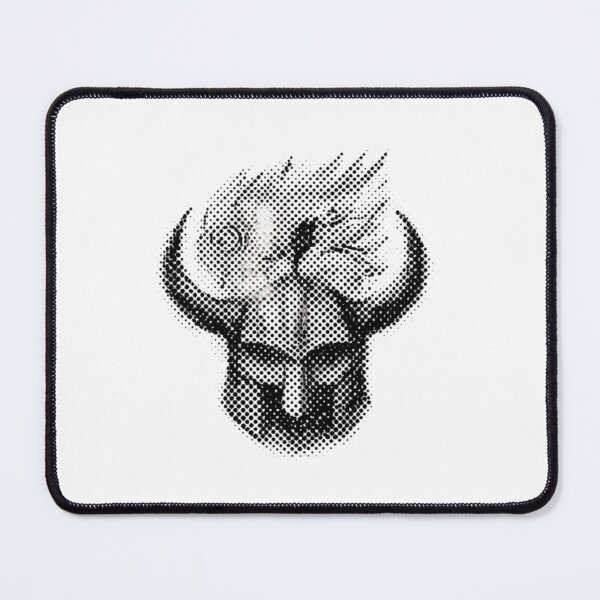 Item preview, Viking helmet with halftone horns designed and sold by AKRAMlogo.