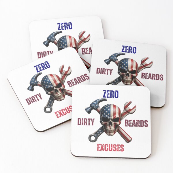 Item preview,  Dirty Beards Zero Excuses designed and sold by DirtyBeards.