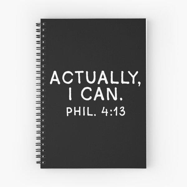 Item preview, Actually I Can Shirt, Philippians 4 13, Religious Gifts_2 designed and sold by FrankIsabel.