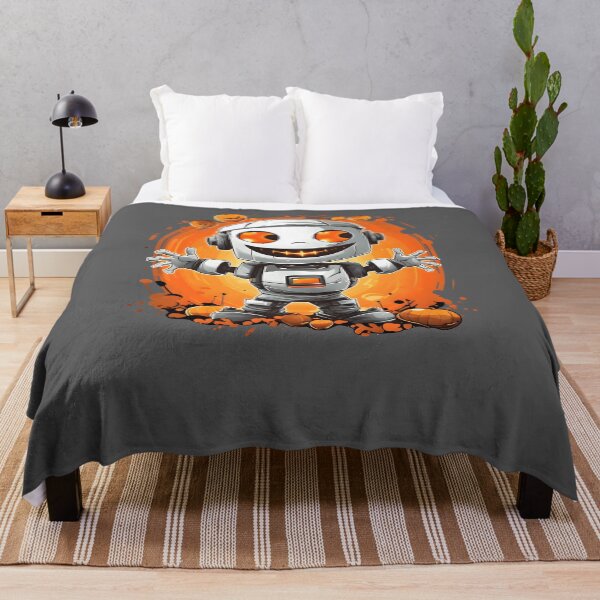 Item preview, Cute Halloween Mummy Robot Shirt, Funny Spooky Robot Graphic Tee, Kawaii Halloween Costume T-Shirt, Fall Pumpkin Gift, Comfort Colors designed and sold by Blebaylem.