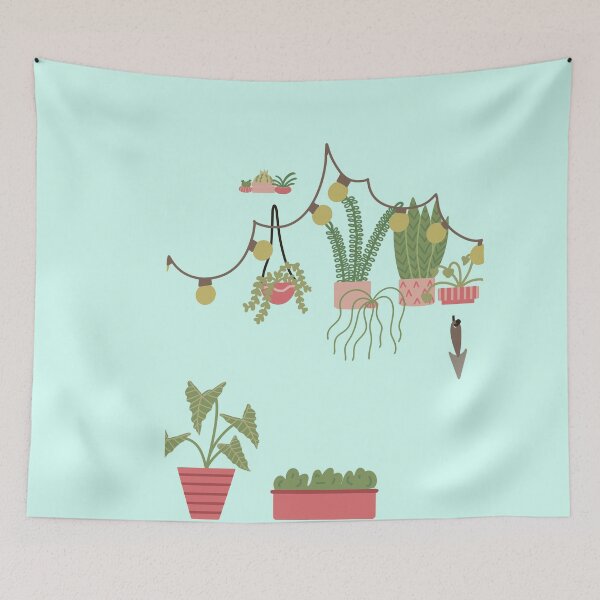 Item preview, Retro Houseplant Collection-Cute Indoor Plant Lover Illustration  designed and sold by SweetButSnarky.