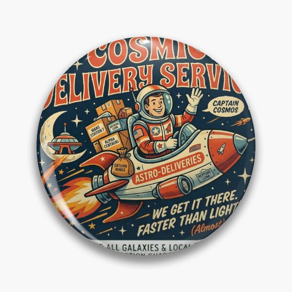 Item preview, Cosmic Delivery Service Retro designed and sold by M1-brand.