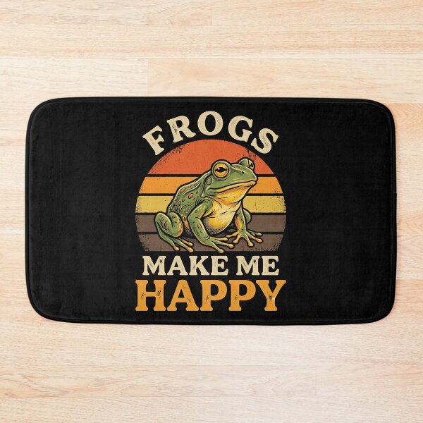 Item preview, Frogs Make Me Happy Frog Lover Amphibian Enthusiast Herpetology Animal designed and sold by Doodleoub.