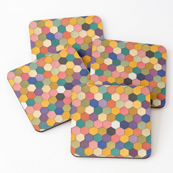 Item preview, Jewel Tone Faceted Mid Century Pattern designed and sold by scicilysimonee.