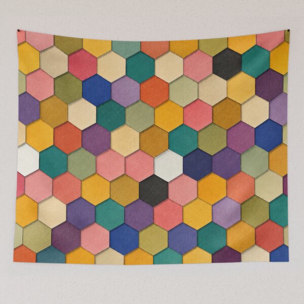 Item preview, Jewel Tone Faceted Mid Century Pattern designed and sold by scicilysimonee.