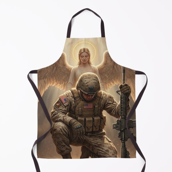 Item preview, Marine with Angel designed and sold by InkShiftLabs.