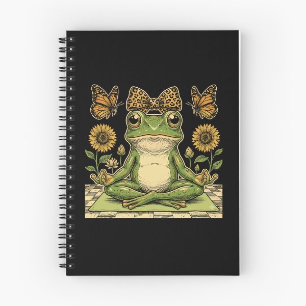 Item preview, Frog Yoga Meditation Mindfulness Nature Lover designed and sold by Doodleoub.