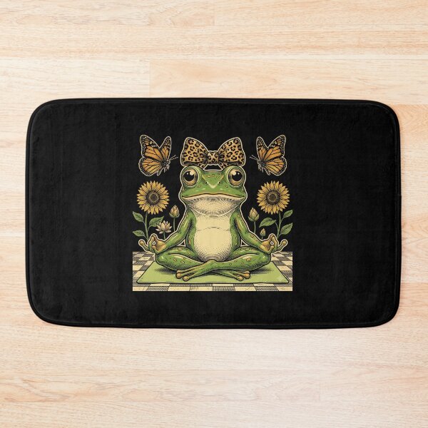 Item preview, Frog Yoga Meditation Mindfulness Nature Lover designed and sold by Doodleoub.