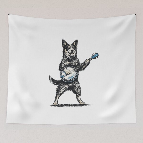 Item preview, Musical Dogs – Funny Dog Band Playing Different Instruments designed and sold by TheCanineCanvas.