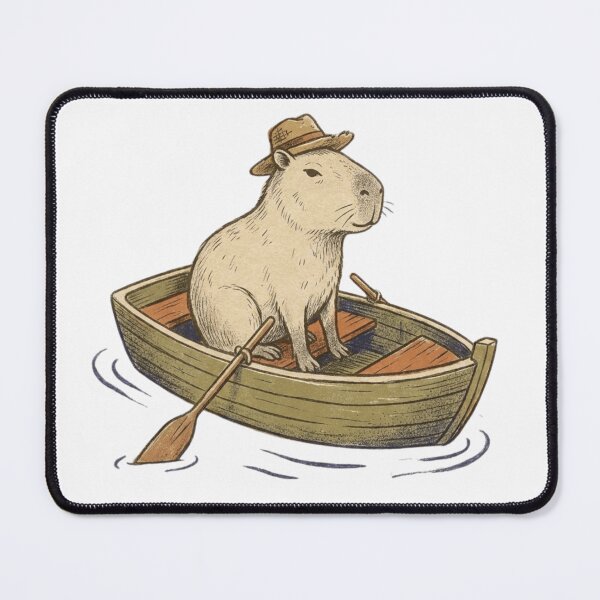 Item preview, Cute Capybara Character Illustration designed and sold by สุธรรมาท ทองกร.