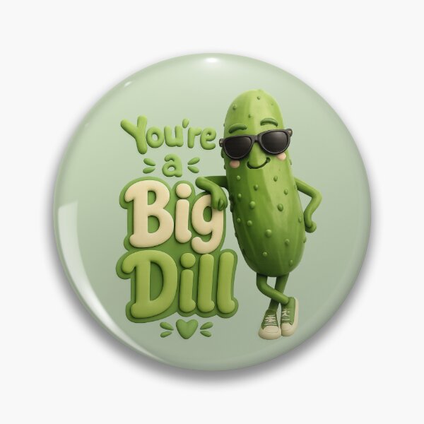Item preview, Cute Pickle Pun | Kawaii You're a Big Dill designed and sold by Moons Studio.
