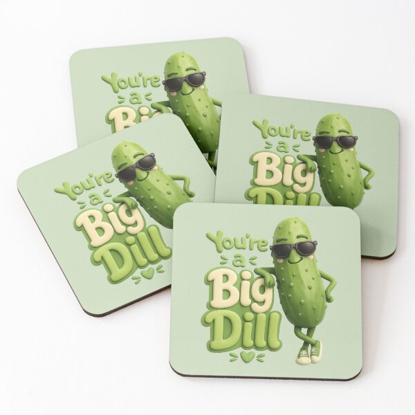 Item preview, Cute Pickle Pun | Kawaii You're a Big Dill designed and sold by Moons Studio.