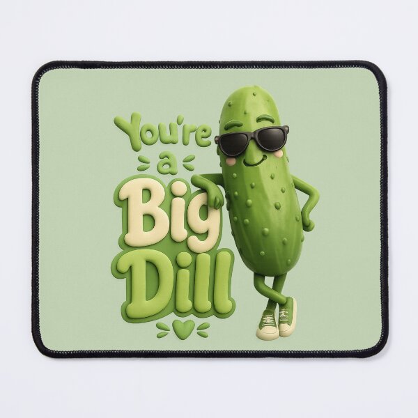 Item preview, Cute Pickle Pun | Kawaii You're a Big Dill designed and sold by Moons Studio.