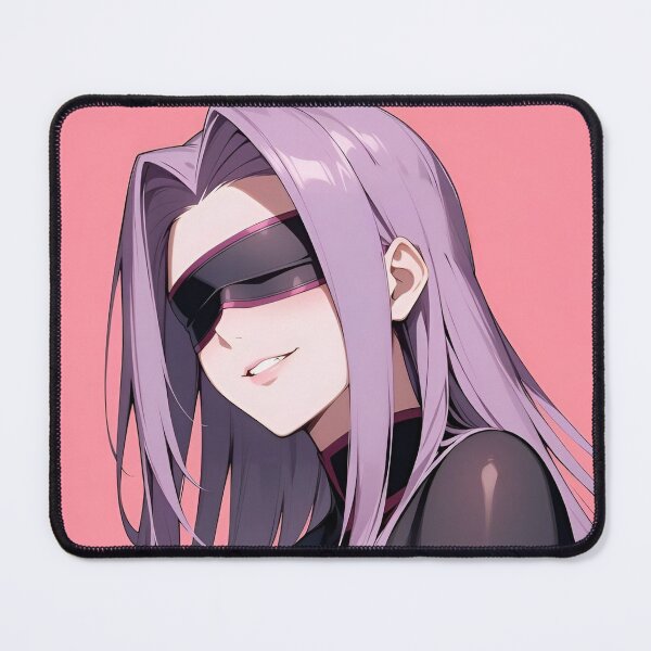 Item preview, Rider | Medusa | Cyberpunk Purple Haired Anime Girl with Futuristic Visor – Gothic Sci Fi Warrior designed and sold by Dyan4.