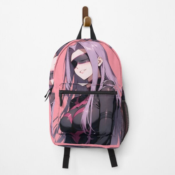 Item preview, Rider | Medusa | Cyberpunk Purple Haired Anime Girl with Futuristic Visor – Gothic Sci Fi Warrior designed and sold by Dyan4.