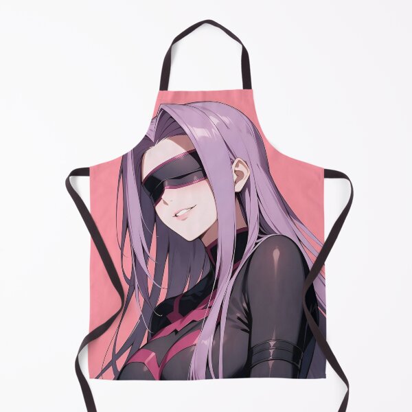 Item preview, Rider | Medusa | Cyberpunk Purple Haired Anime Girl with Futuristic Visor – Gothic Sci Fi Warrior designed and sold by Dyan4.