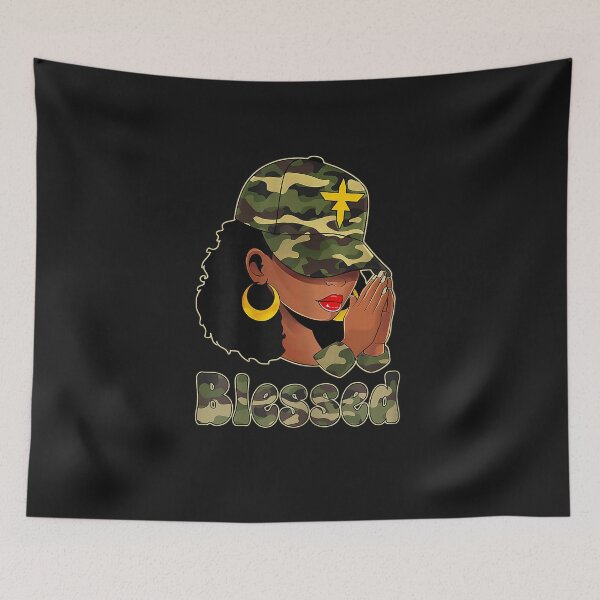 Item preview, Afro Black Women Camo Melanin Queen Cap Hat Blessed designed and sold by FrankIsabel.