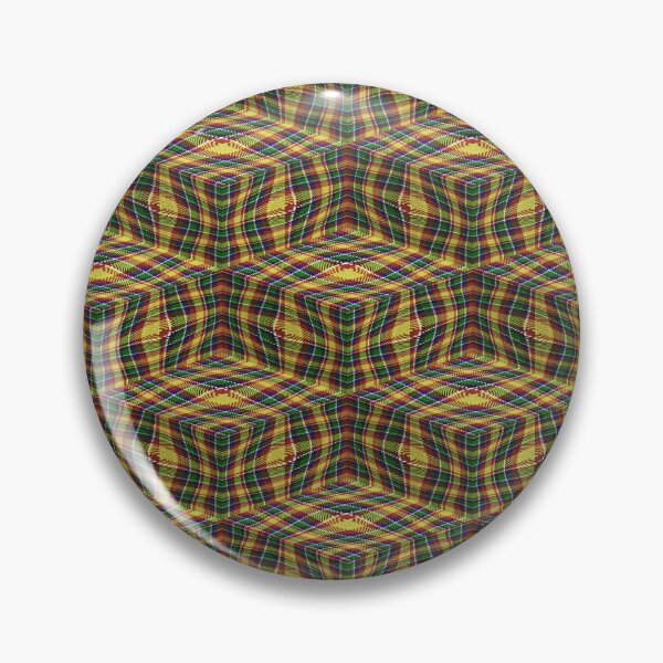 Item preview, Madras warped Fractartan Ziggurat designed and sold by Cathedral of Curiosity.