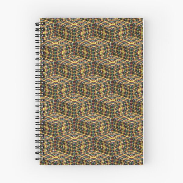 Item preview, Madras warped Fractartan Ziggurat designed and sold by Cathedral of Curiosity.