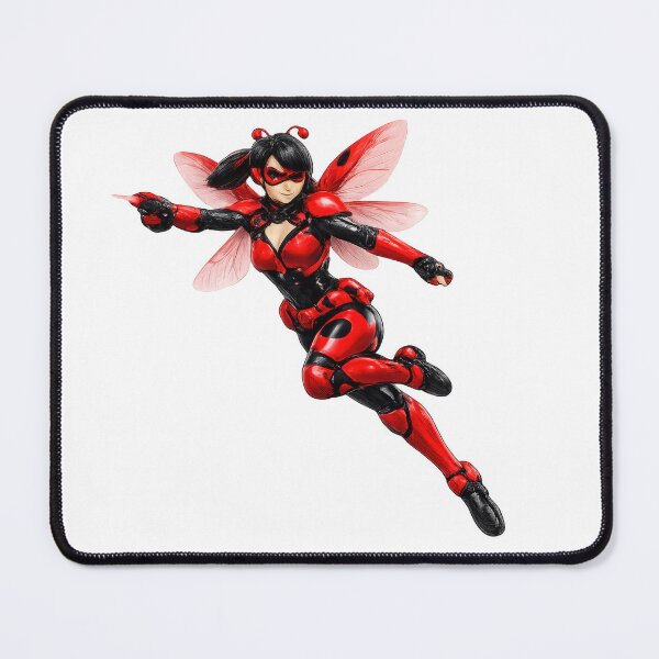 Item preview, Red Roxie Ladybug Superhero designed and sold by DiscLula.