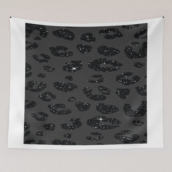 Item preview, Black Glitter Leopard Print Y2K designed and sold by BaddieNz.