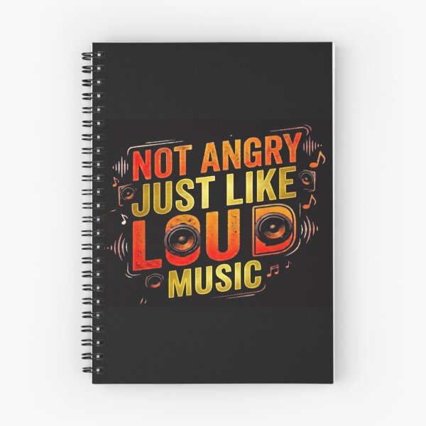 Item preview, #15 Not Angry Just Like Loud Music designed and sold by Backlash Expressions.