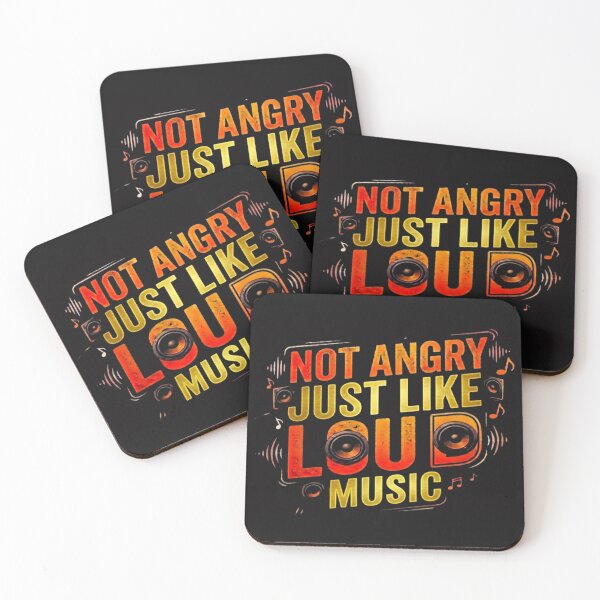 Item preview, #15 Not Angry Just Like Loud Music designed and sold by Backlash Expressions.