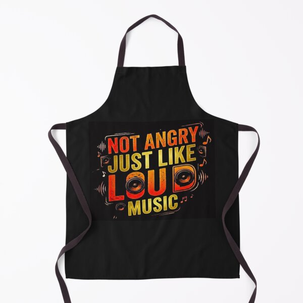 Item preview, #15 Not Angry Just Like Loud Music designed and sold by Backlash Expressions.