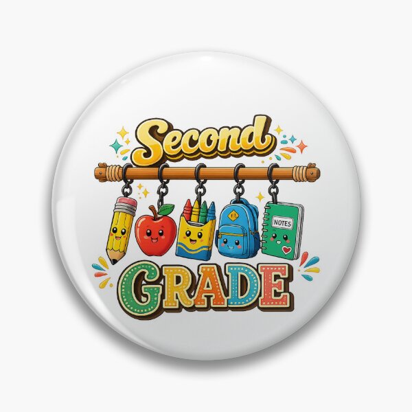 Item preview, Second Grade Cute School Supplies Back To School designed and sold by QuiteOrbit.