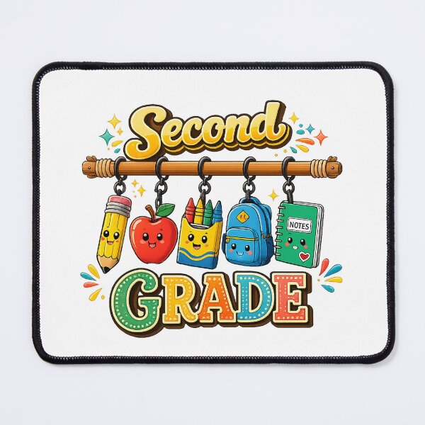 Item preview, Second Grade Cute School Supplies Back To School designed and sold by QuiteOrbit.