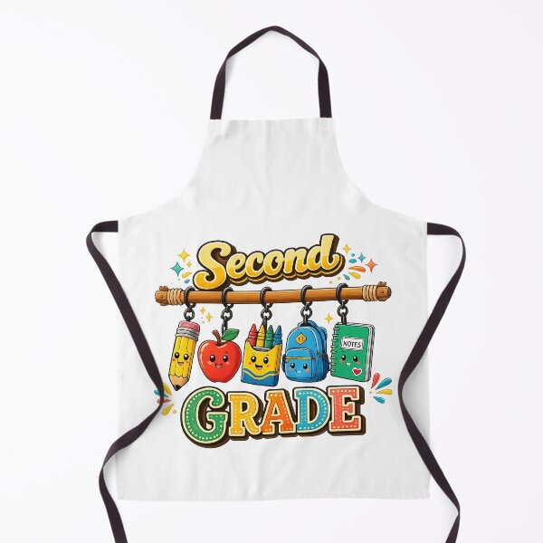 Item preview, Second Grade Cute School Supplies Back To School designed and sold by QuiteOrbit.