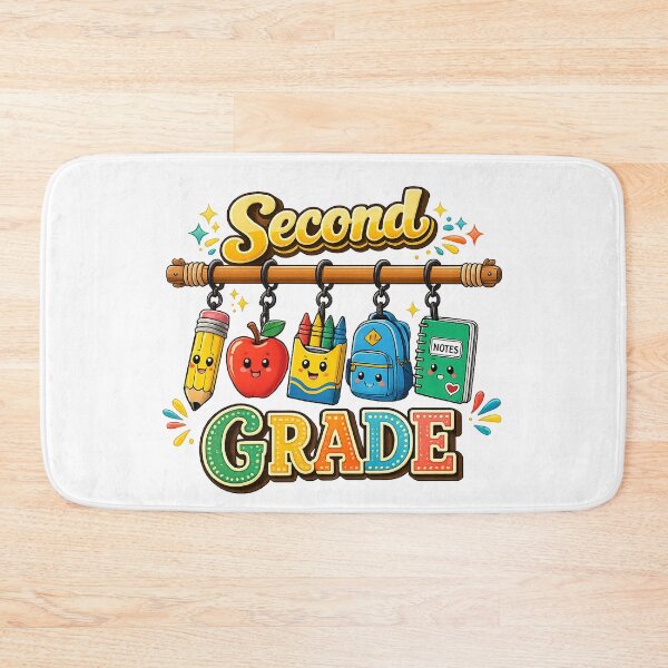 Item preview, Second Grade Cute School Supplies Back To School designed and sold by QuiteOrbit.