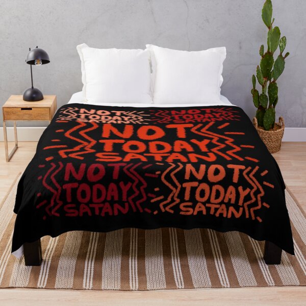 Item preview, NOT TODAY SATAN designed and sold by zzzozzo.