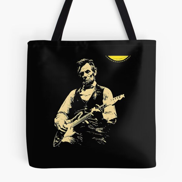 Item preview, Abraham Lincoln Playing Guitar Shirt, Funny Historical Political Graphic Tee, Vintage American History Music Gift, Retro President Humor designed and sold by howsamluca.
