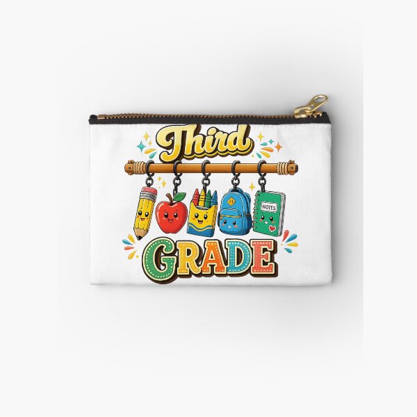Item preview, Cute Third Grade Student School Supplies Graphic designed and sold by QuiteOrbit.