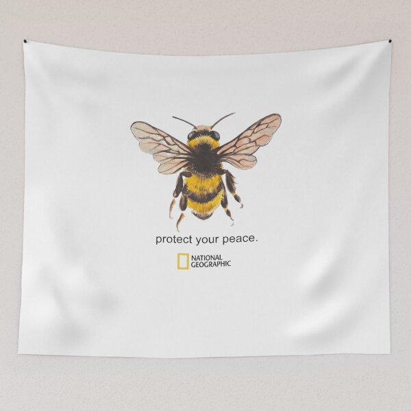 Item preview, National Geographic Bee Protect Your Peace Graphic T-Shirt designed and sold by shlana.