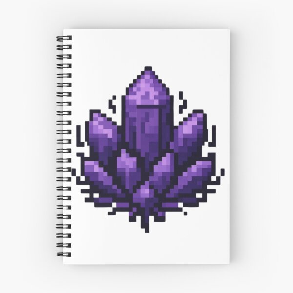 Item preview, Cluster of magic crystals in pixel art designed and sold by AKRAMlogo.