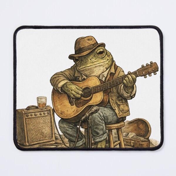 Item preview, 28. Frog Musician Vintage Illustration designed and sold by สุธรรมาท  ทองกร.