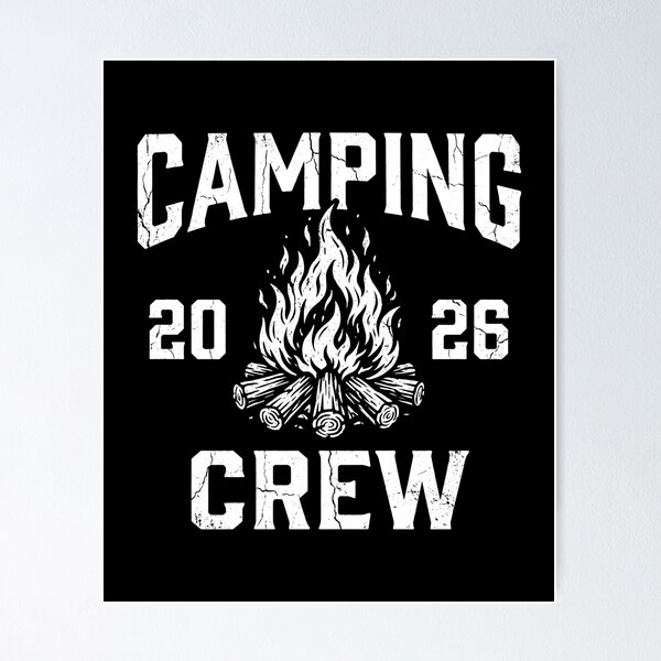 Item preview, Camping 2026 Crew Outdoor Adventure Bonfire Group designed and sold by Doodleoub.