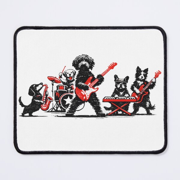 Item preview, Copy of Dog Rock Band – Funny Musical Dogs Playing Instruments designed and sold by TheCanineCanvas.