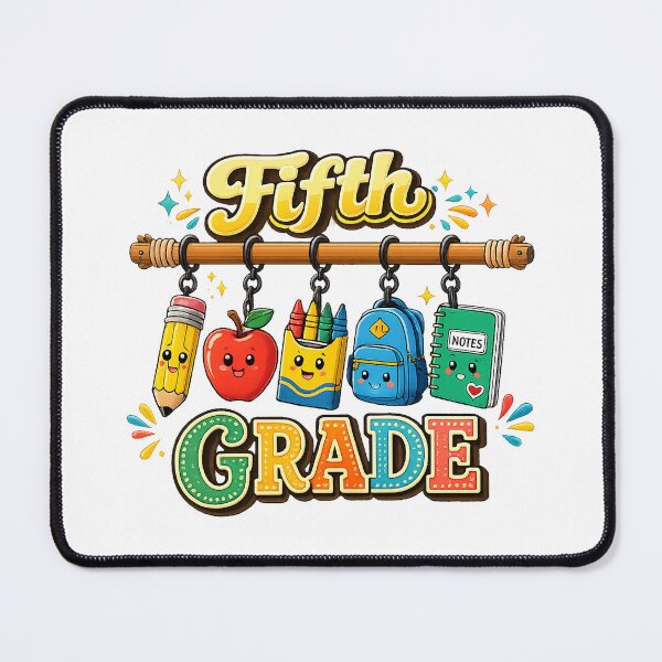 Item preview, Fifth Grade Classroom Fun Cute Student Gift designed and sold by QuiteOrbit.